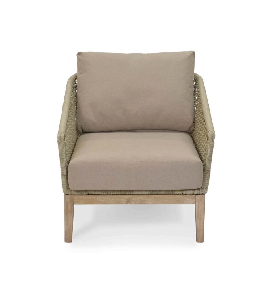 Lynton Armchair Grey by Garden Trading