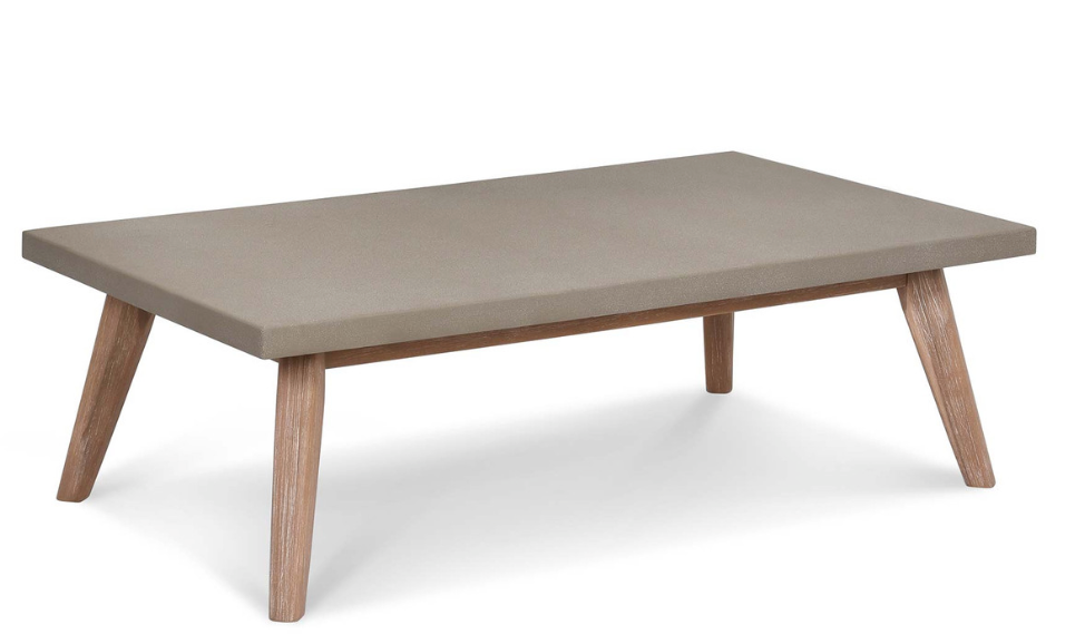 Lynton Rectangular Coffee Table Grey by Garden Trading