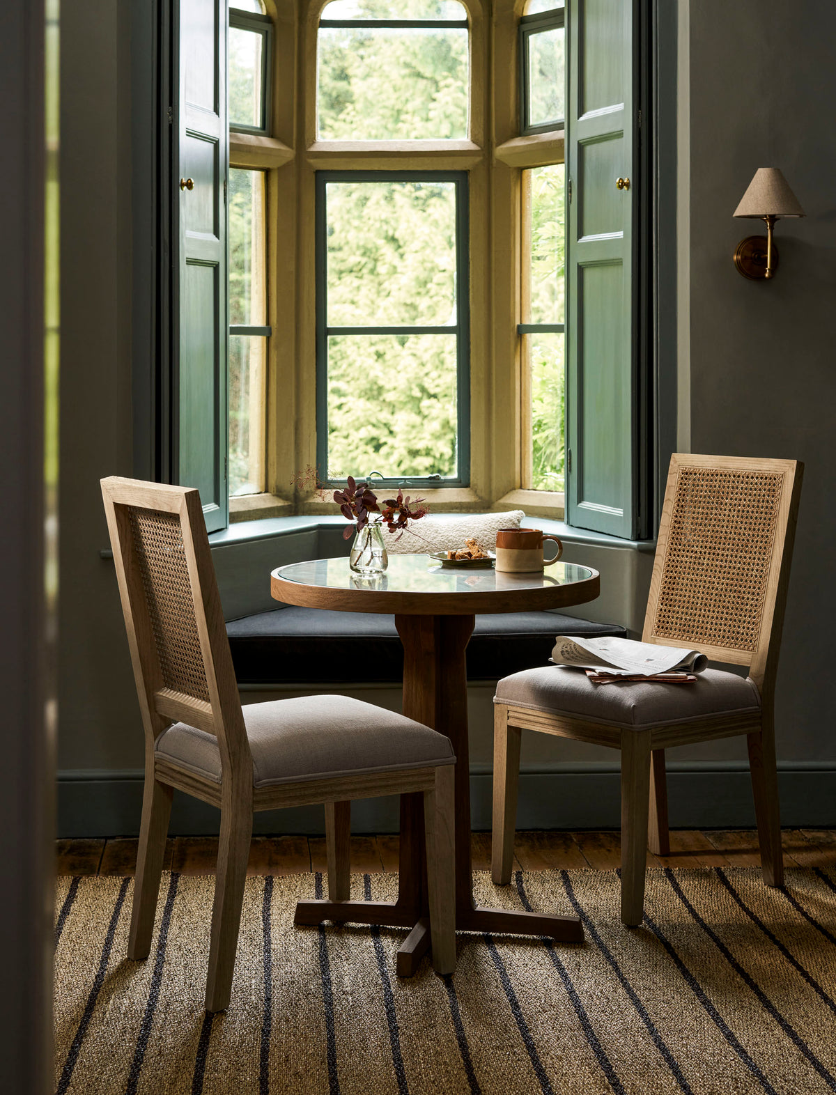 Westbury Round Bistro Table - Bayur Wood, Natural