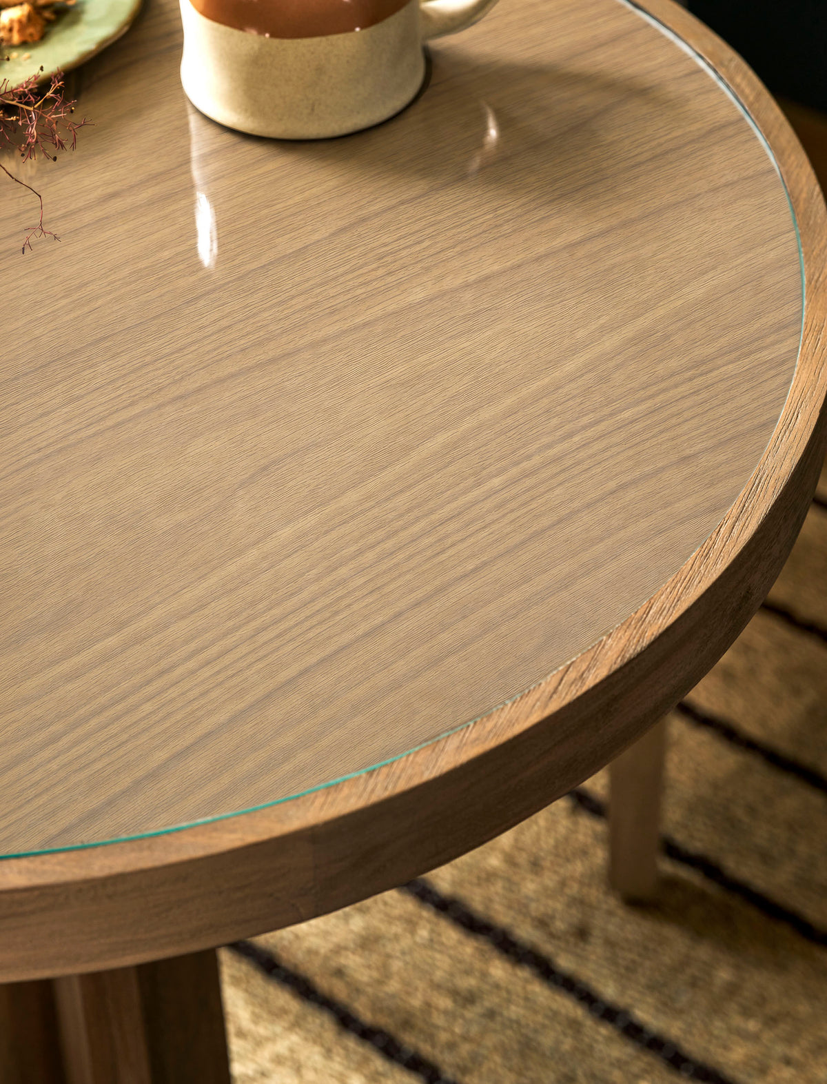 Westbury Round Bistro Table - Bayur Wood, Natural