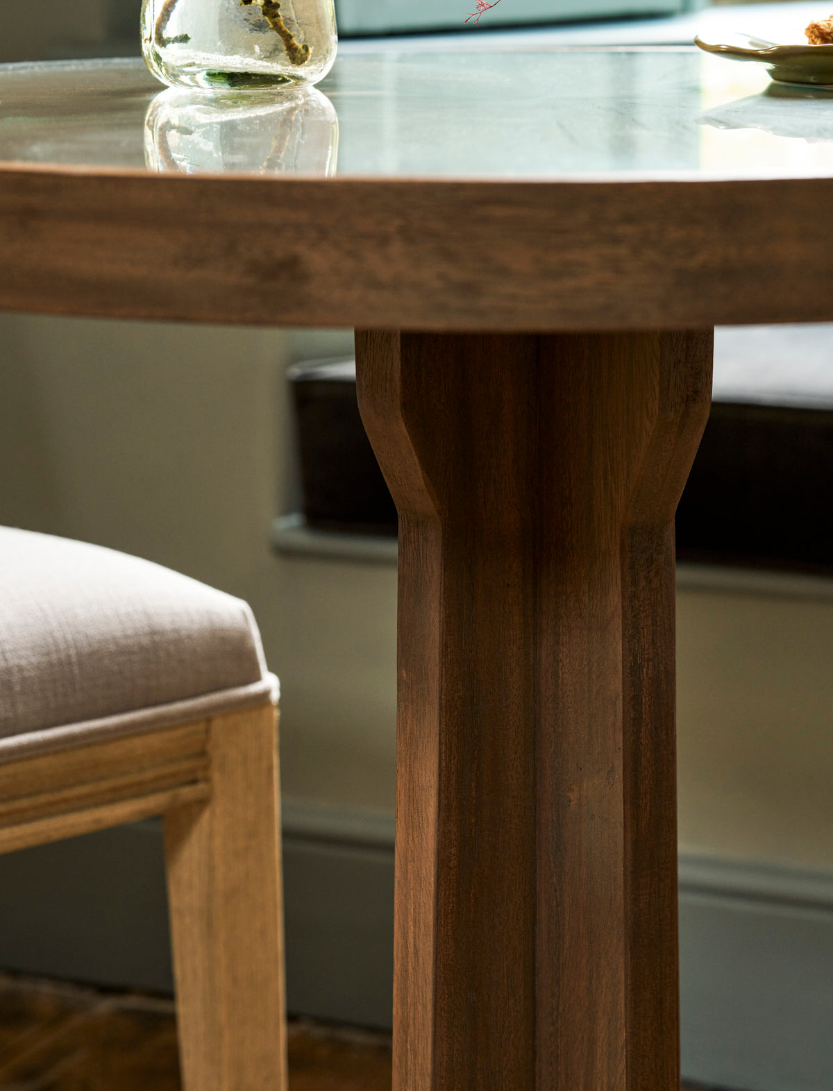 Westbury Round Bistro Table - Bayur Wood, Natural