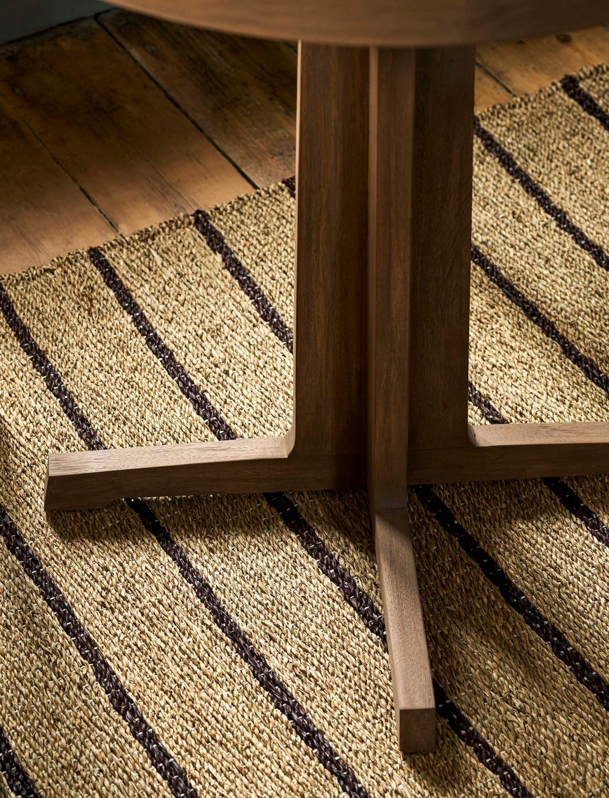 Westbury Round Bistro Table - Bayur Wood, Natural