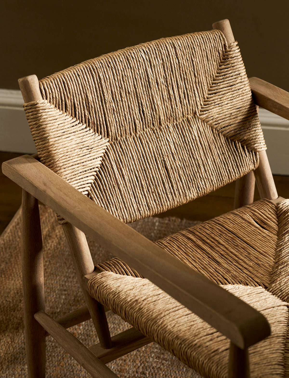 Wixford Armchair - Oak Wood, Natural