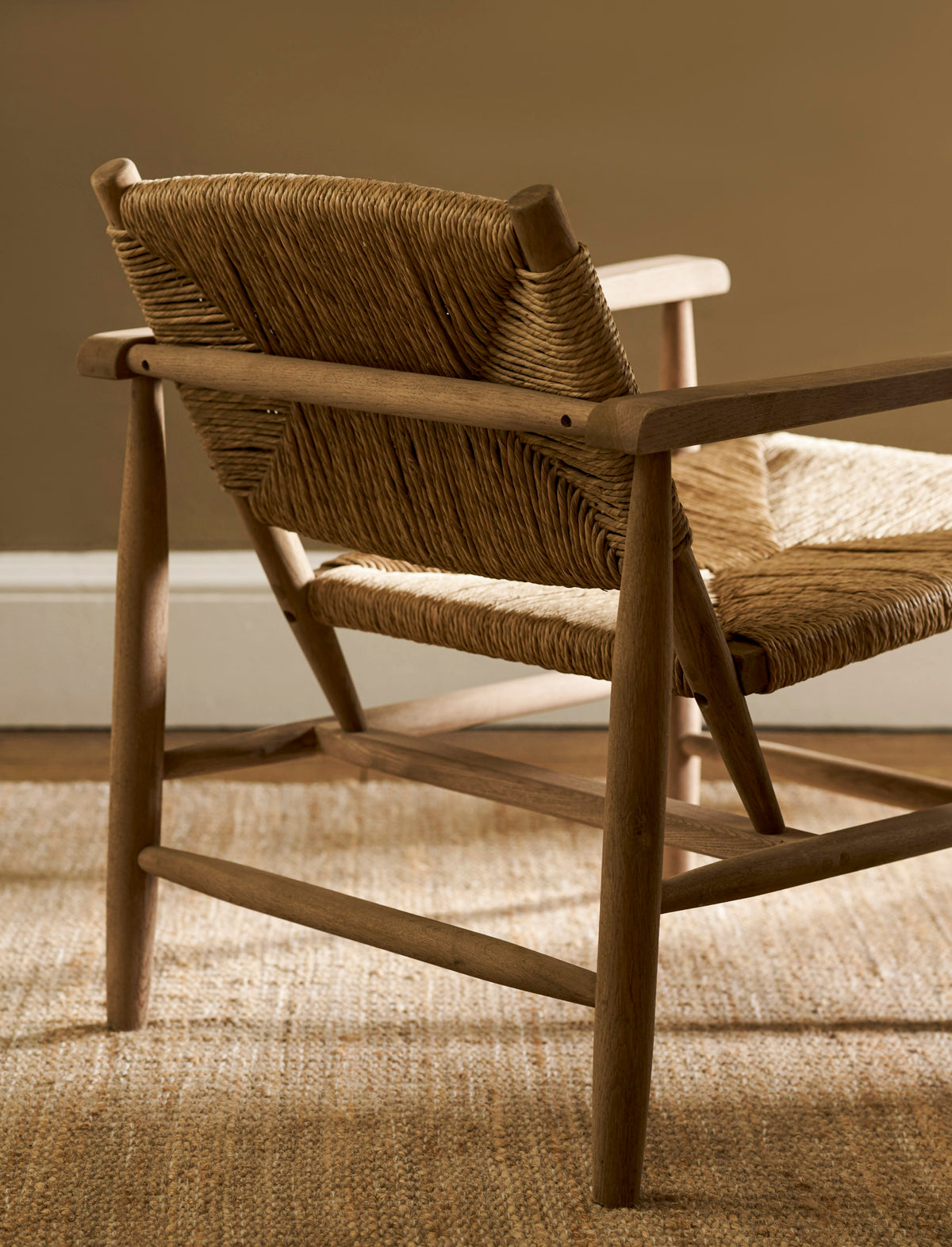 Wixford Armchair - Oak Wood, Natural