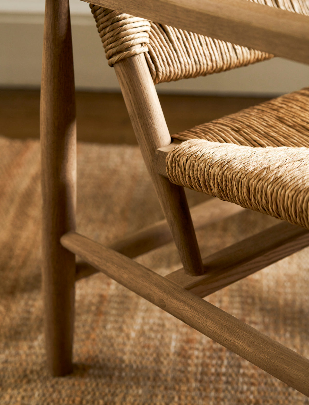 Wixford Armchair - Oak Wood, Natural