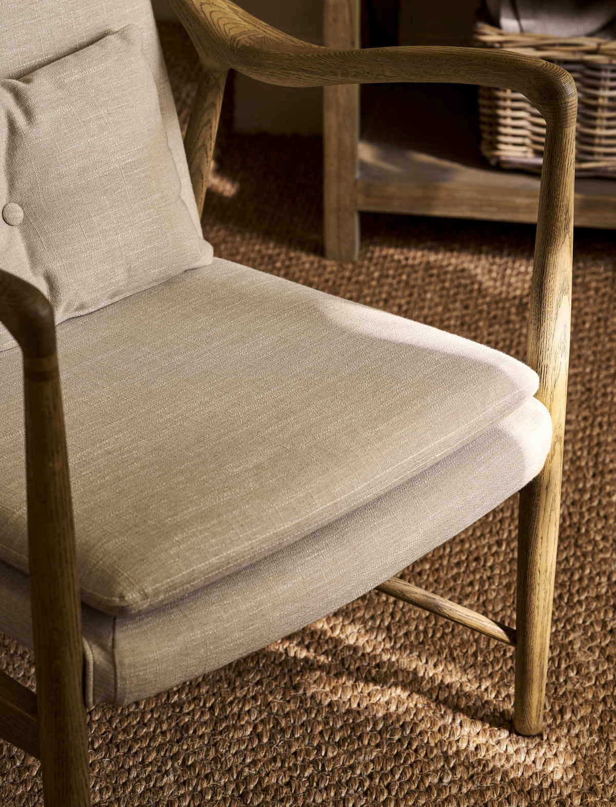 Bremhill Armchair - Ash Wood, Natural