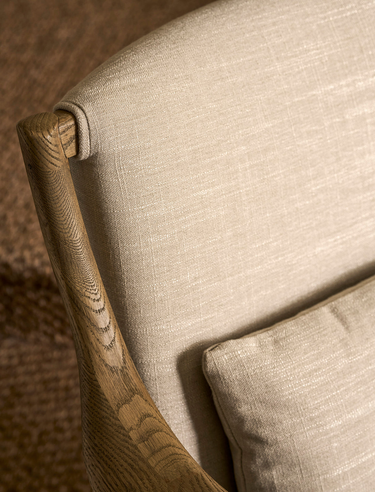 Bremhill Armchair - Ash Wood, Natural