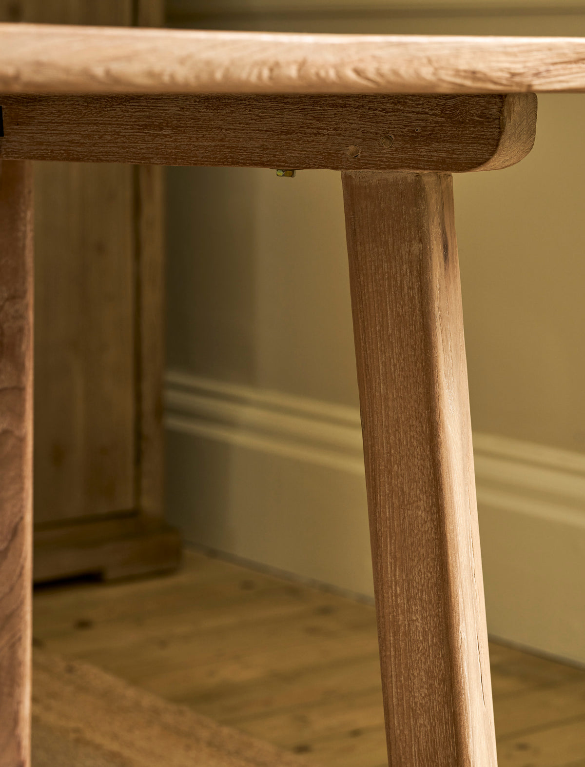 Knightwood Dining Table - Reclaimed Teak, Natural Grey