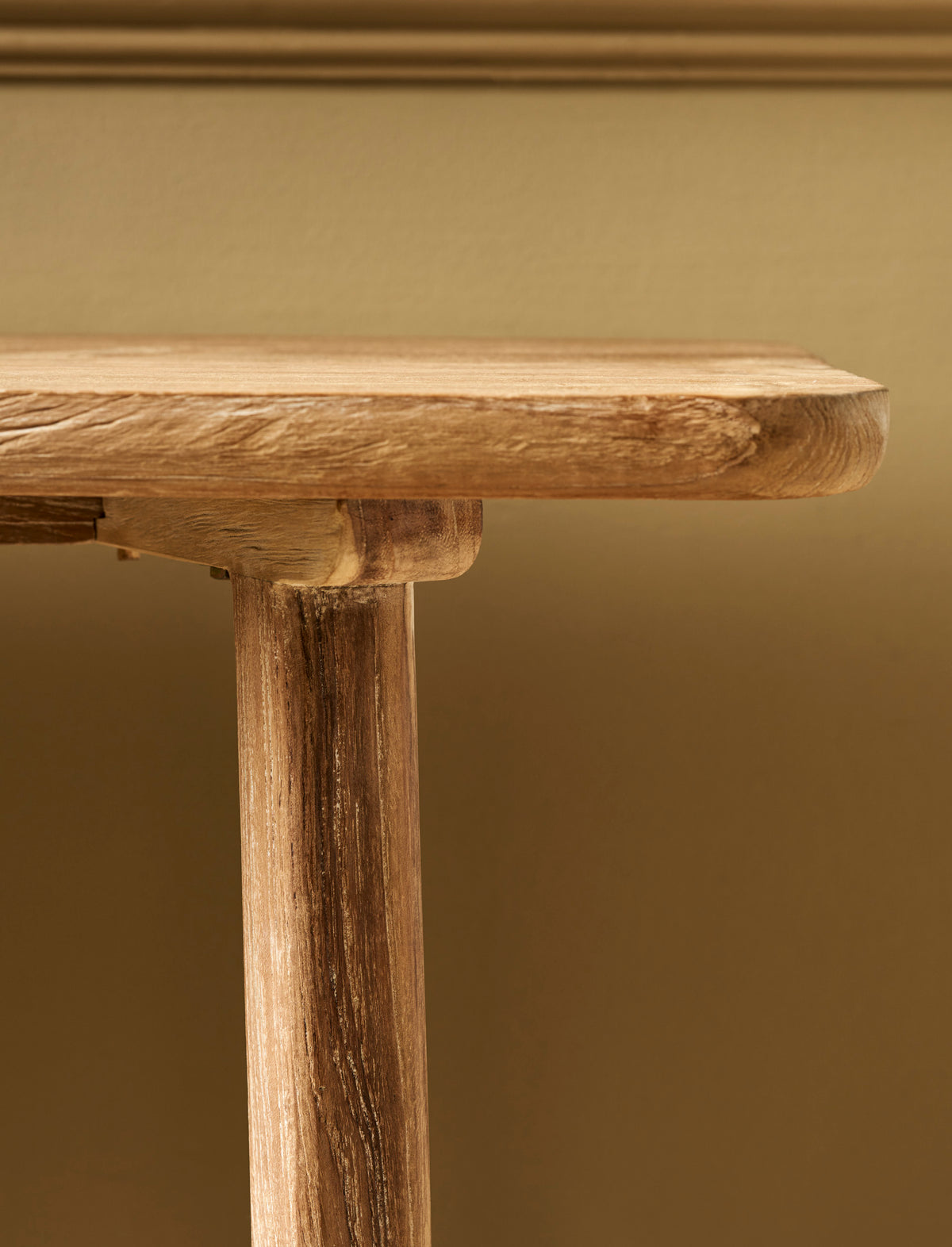 Knightwood Console Table - Reclaimed Teak, Natural Grey