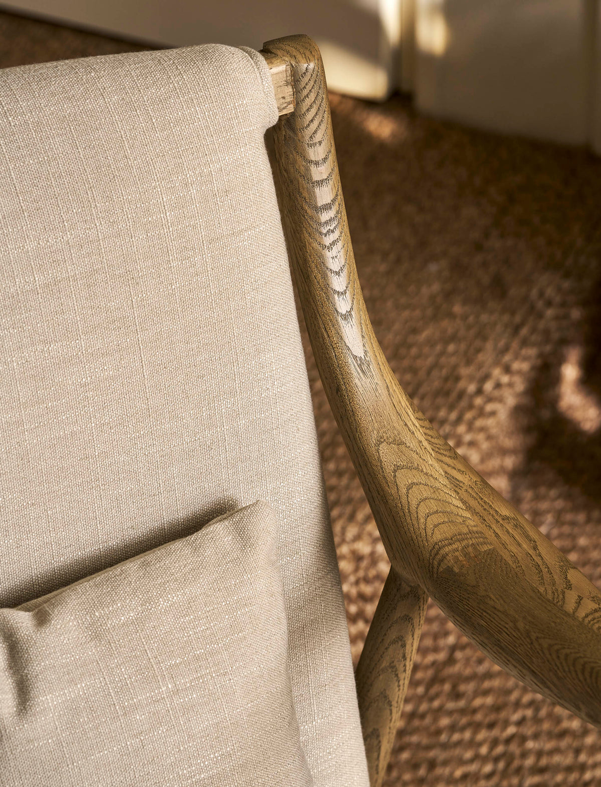 Bremhill Armchair - Ash Wood, Natural