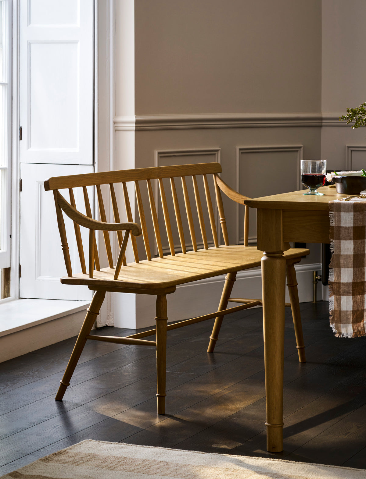 Oakwoth Bench - Oak Wood, Natural