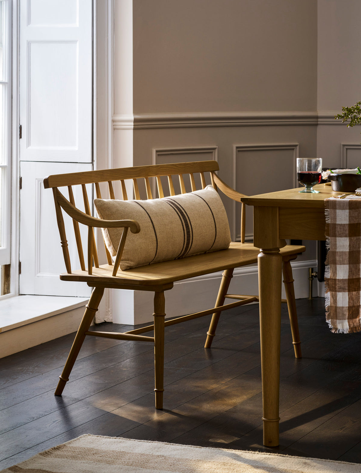 Oakwoth Bench - Oak Wood, Natural