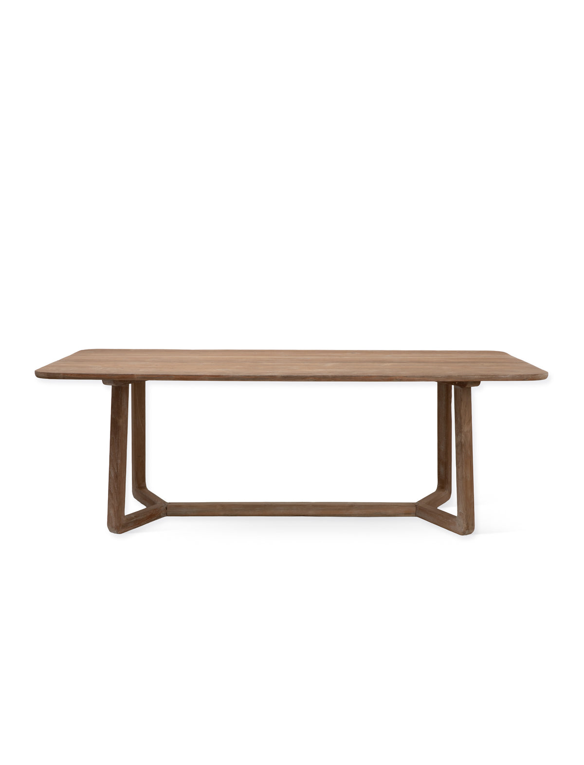Knightwood Dining Table - Reclaimed Teak, Natural Grey