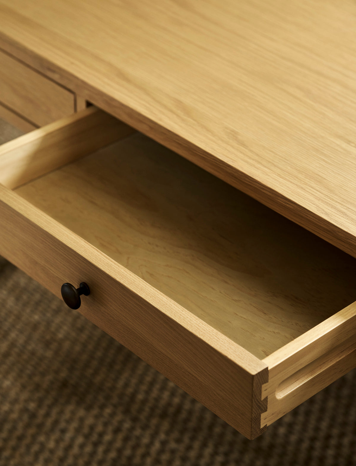 Oakwoth Desk - Oak Wood, Natural